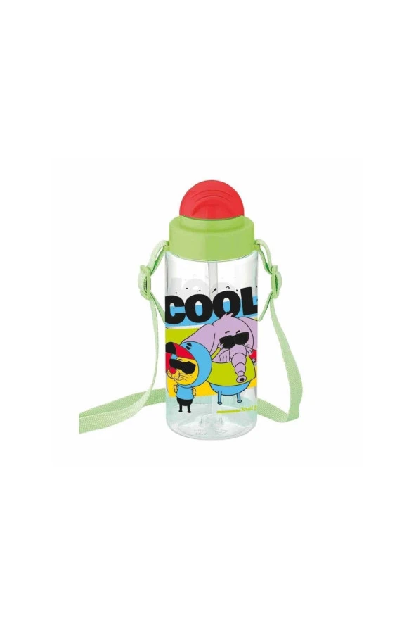 Gıpta Matara Tritan 500CC Pipetli Desenli Kral Şakir ürün görseli 1