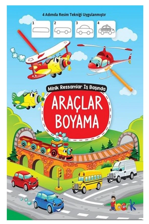 Minik Ressam İş Başında -Araçlar Boyama ürün görseli 1