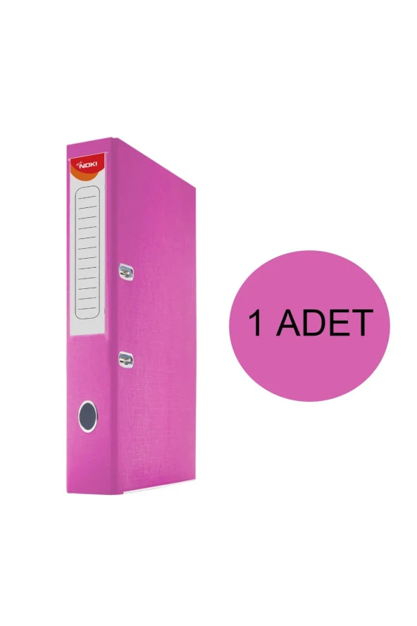Noki Dar Plastik Klasör Çakmalı Pembe 1 Adet ürün görseli 1