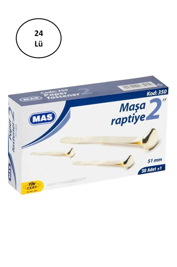 Mas Maşa Raptiye 51 Mm No:13 24'lü ürün görseli 1