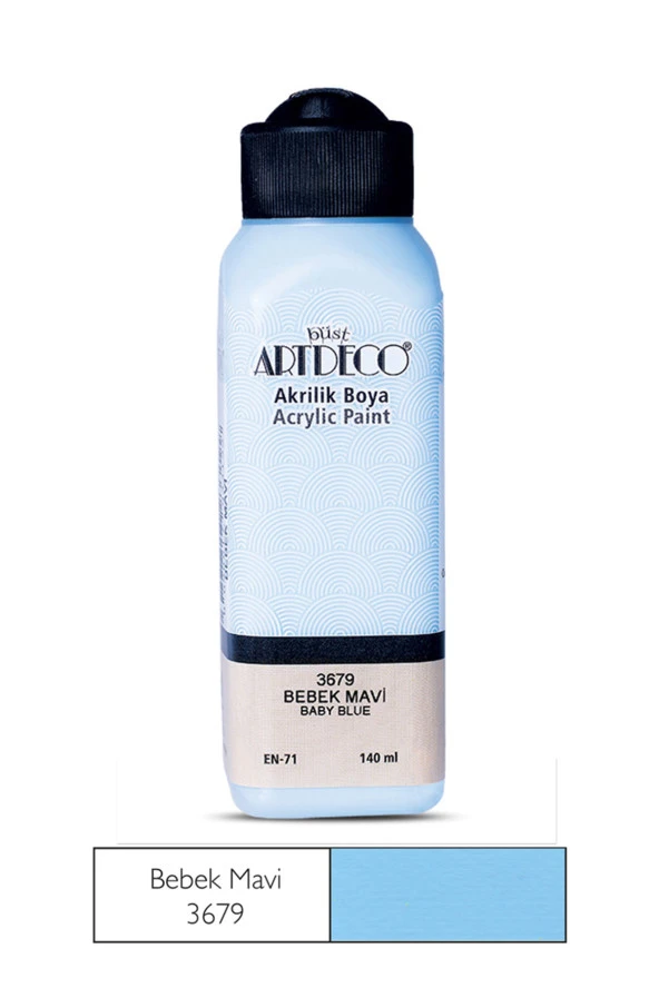 Artdeco Akrilik Boya 140 Ml Bebek Mavi