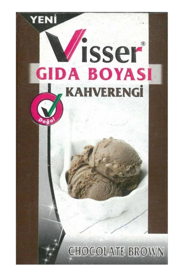 Visser Toz Gıda Boyası Kahverengi - 1