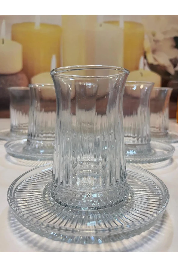 Rayan Müge 6'lı Çay Tabağı - 4