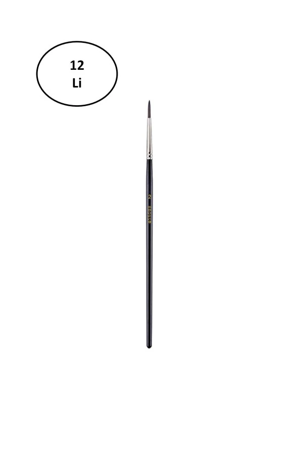 Brons Sulu Boya Fırçası No:2 12'li ürün görseli 1