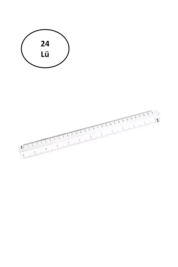 Rio Cetvel Trebble Cetvel 30 Cm (24 Lü Paket) - 1