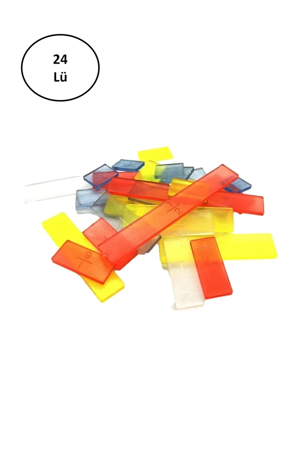 Rubenis Rubenıs Rkt-39 Plastik Kesir Takımı 24'lü - 2