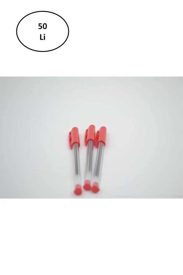 Pensan 2021 Tükenmez Kalem Kırmızı 1.0 Mm 50'li - 2