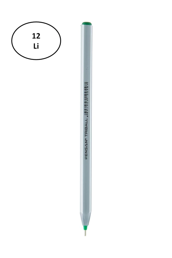 Pensan Trıball Tükenmez Kalem Yeşil 12.Li 1 mm - 4