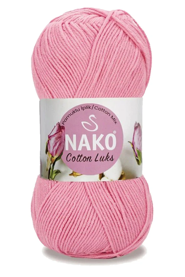 5 Adet Cotton Lüks Yelek Tunik Kazak Bluz Hırka İpi Yünü Pembe 97549 - 2