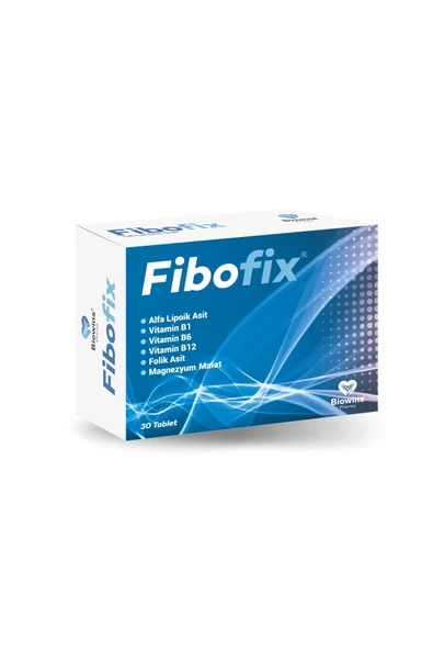 Fibofix Alfa Lipoik Asit, Vitamin B1,b6,b12, Mg Ve Folik Asit Içeren 30 Tablet Takviye Edici Gıda