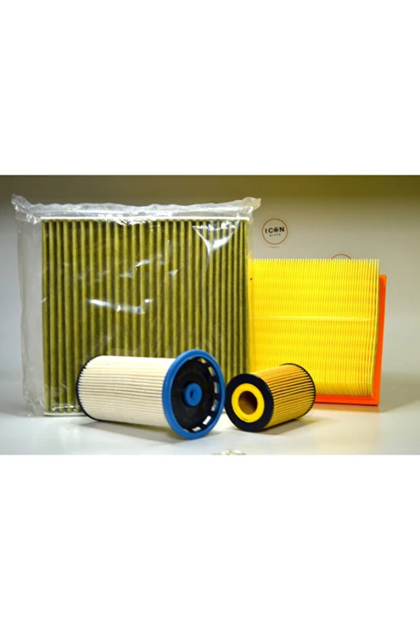 Icon Group - Volkswagen Group Golf 7 - Passat - Leon 1.6 Tdı Clh Oto Bakım Filtre Seti - Resim 2