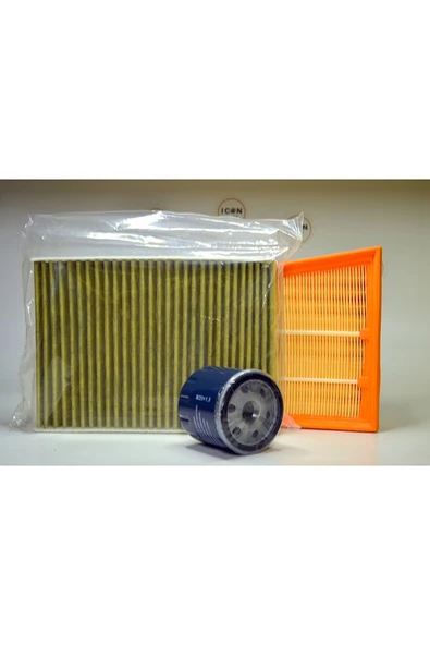 Icon Group - Renault Megane 4 1.5 Dci Oto Bakım Filtre Seti - Resim 3