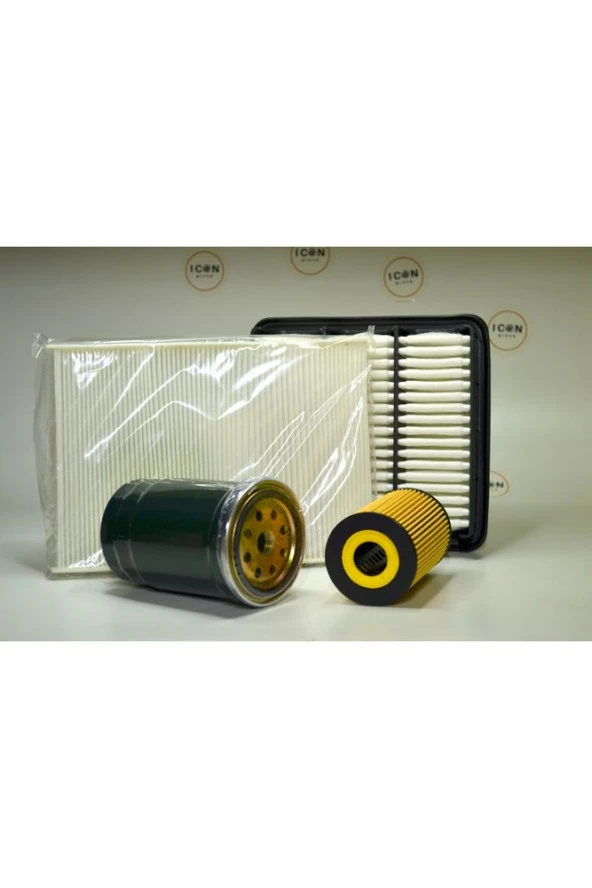 Icon Group - Hyundai - Kia I30 - Ceed 2008 -> 1.6 Crdi Oto Bakım Filtre Seti - Resim 2