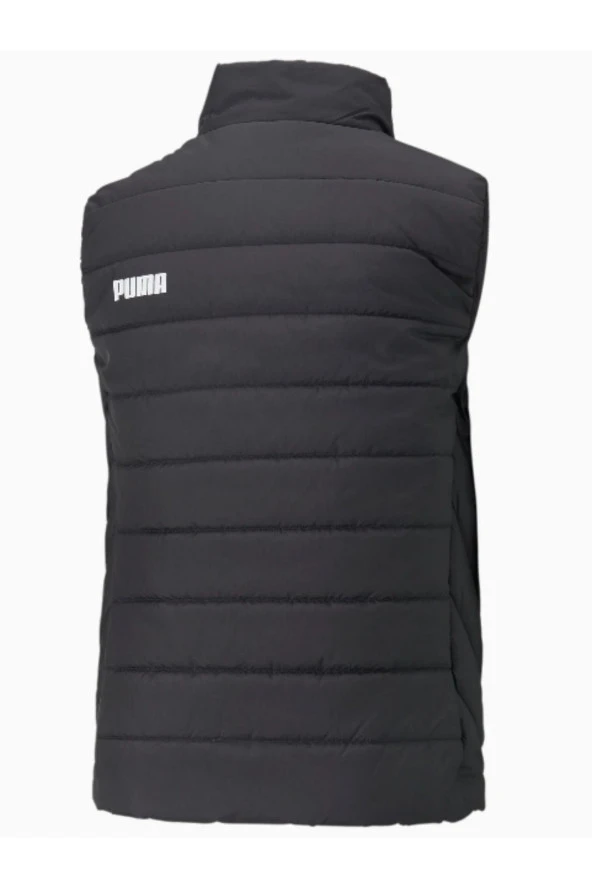 Kadın Siyah Rüzgar-su Geçirmez Ess Padded Vest Spor Yelek Vo84894101 - Resim 7
