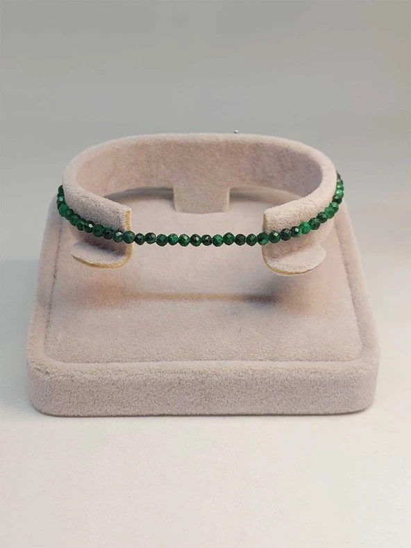 Malakit Taşı 2.5mm Bileklik (45330) - Resim 2