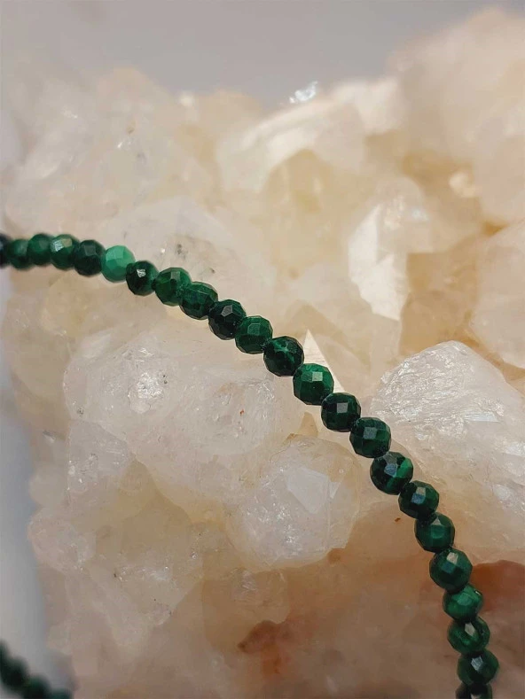 Malakit Taşı 2.5mm Bileklik (45330) - Resim 3