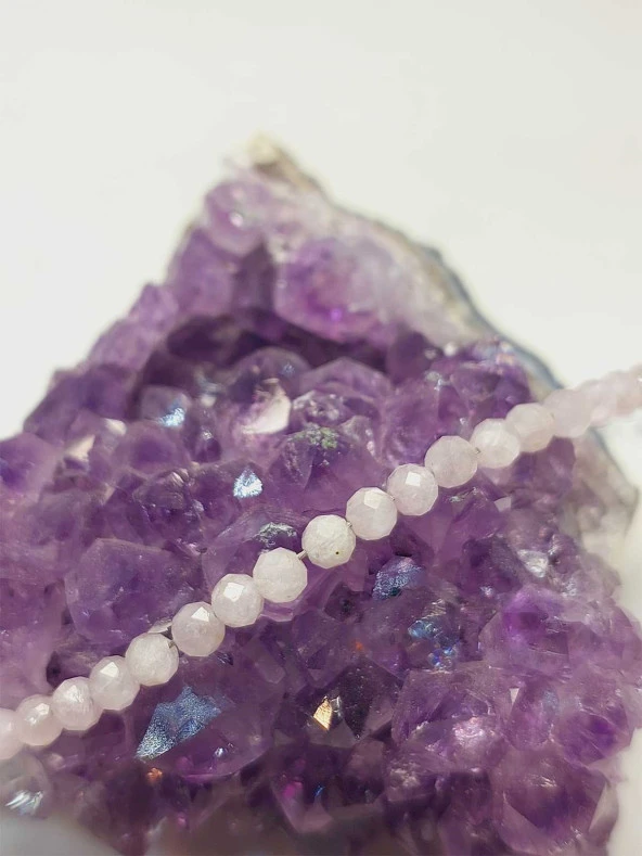 Kunzit Taşı 3mm Bileklik (45410) - 3