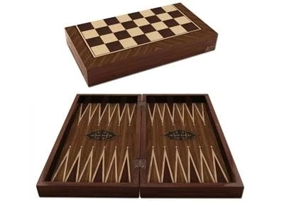 Ahşap Tavla Takımı Büyük Boy - 2