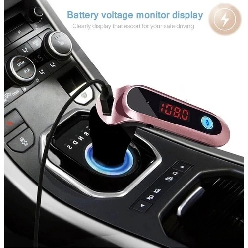 Cars7 Bluetooth Hafıza Kart Girişli 4.0 Araç Kiti Çakmaklık Mp3 Fm Transmitter - 4