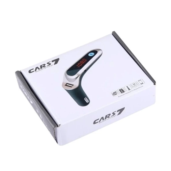 Cars7 Bluetooth Hafıza Kart Girişli 4.0 Araç Kiti Çakmaklık Mp3 Fm Transmitter - 8