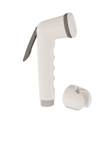 Beyaz-gri Plastiktaharetmatik Şattaf Başlık - 3