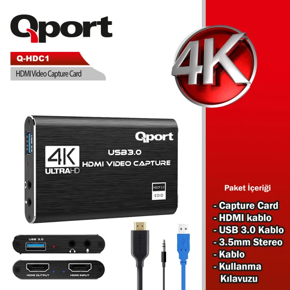 QPORT  HDMI CAPTURE KART Q-HDC1