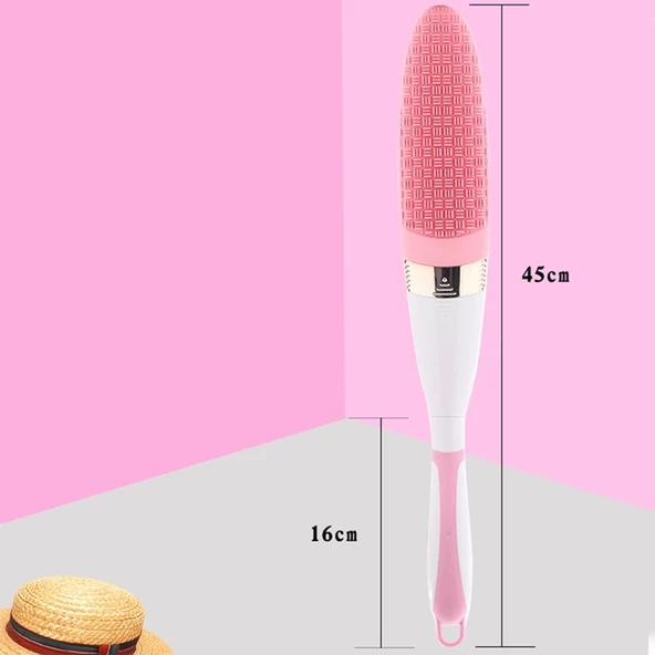 360° Dönebilen Pilli Titreşimli Kauçuk Duş Masaj Fırçası Rahatlatıcı - 7