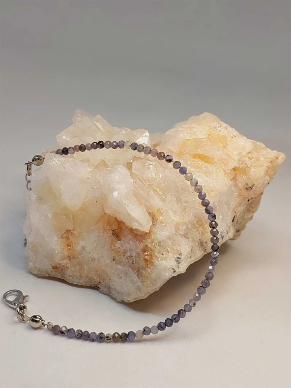 Tanzanit Taşı 2.5mm Bileklik (45920) ürün görseli