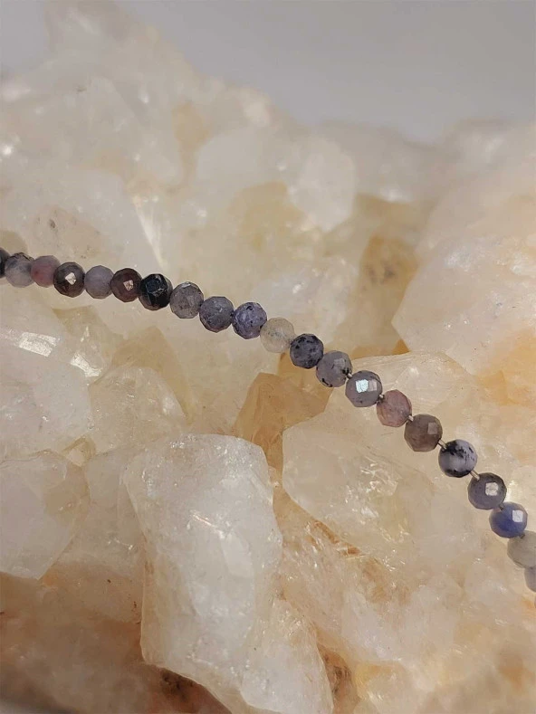 Tanzanit Taşı 2.5mm Bileklik (45920) - Resim 3