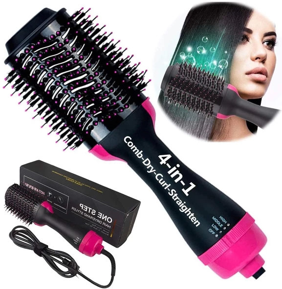 Seramik Kaplama Uçlu Saç Düzleştirici Fırça