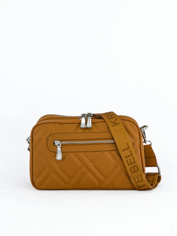 Kriste Bell Kadın Çapraz Askılı Çanta Turuncu 7146 - Resim 3