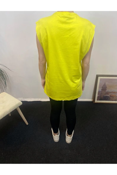 Kadın Bisiklet Yaka Regular Fit Californıa Baskılı Tişort SPR24ATK342 - 7