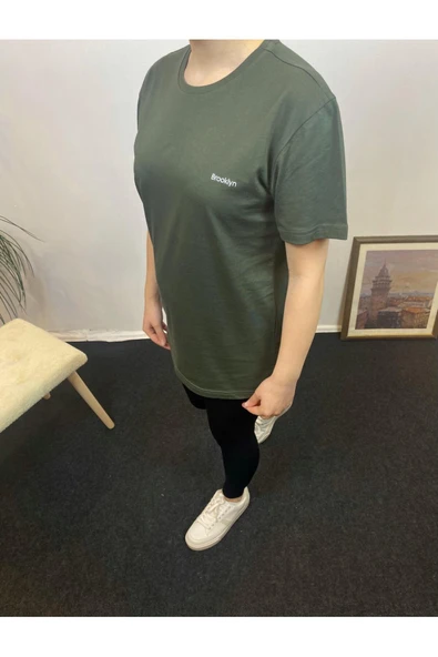 Kadın Bisiklet Yaka Brooklyn Baskılı Tişort SPR24TSK266 - 9