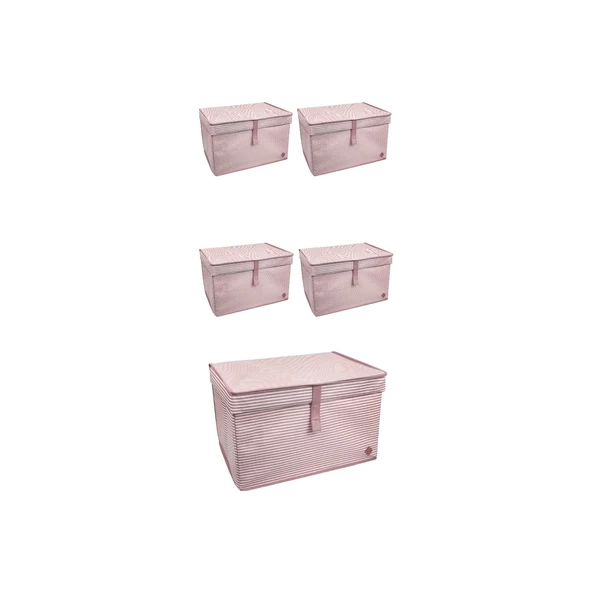 Düzenleyici Kutu Organizer Cırtlı Hurç Maxi Boy 30cm X 40cm X 50cm (1 Adet) - 3