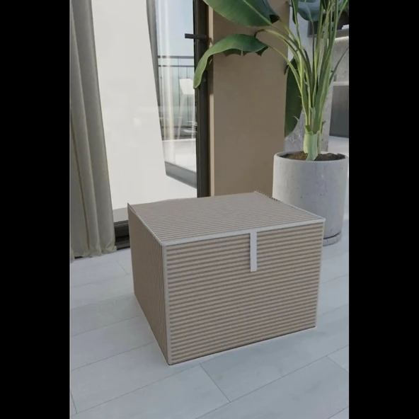 Düzenleyici Kutu Organizer Cırtlı Hurç Maxi Boy 30cm X 40cm X 50cm (1 Adet)