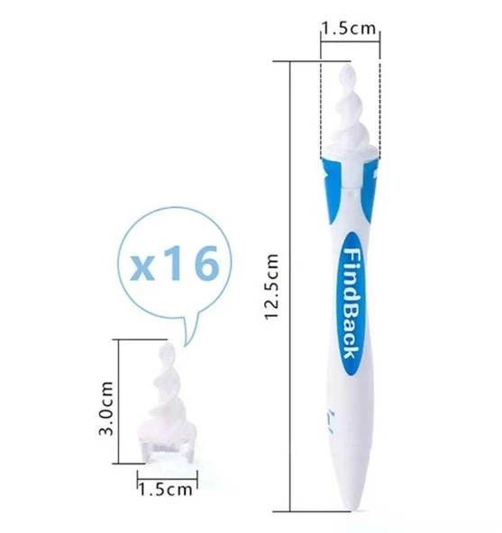Find Back Pratik Kulak Temizleme Aparatı Silikon Kit Ear Claning - 4