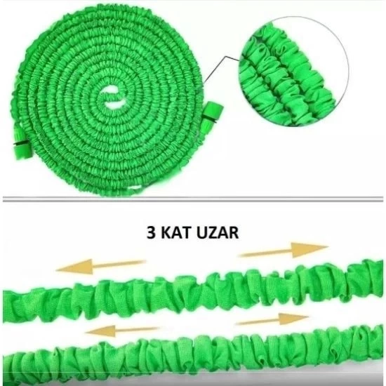 Uzayan Hortum Tabancalı 15 Metre Magic House | Bahçe Sulama İçin Expandable Hose - 5