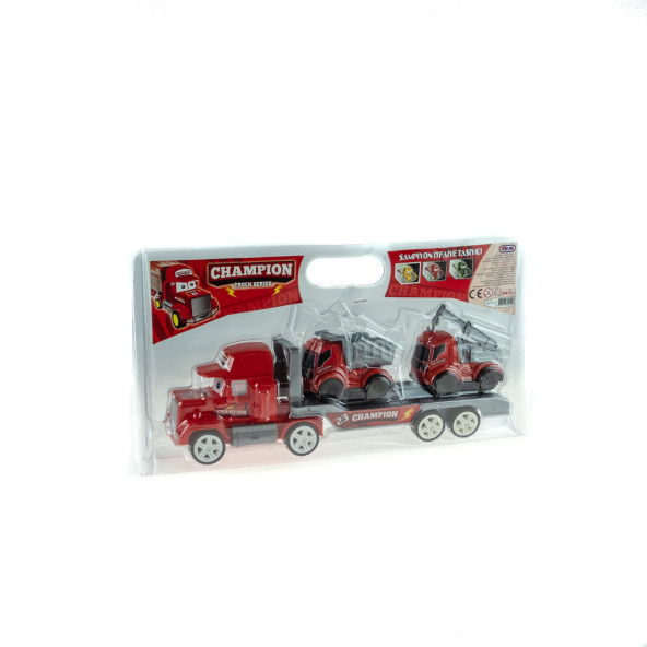 Şapkalı Şampiyon Araç Taşıyan İtfaiye Tır 34 cm - 2