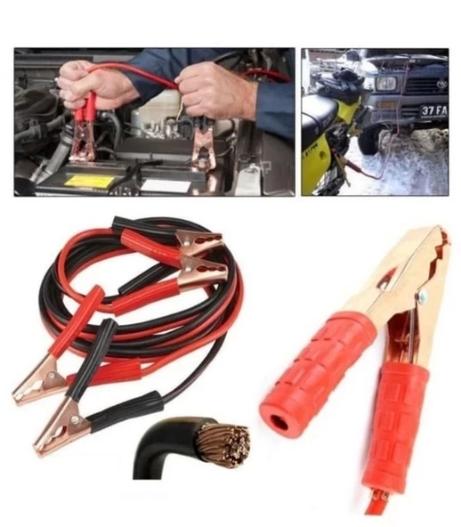 Ultra Güçlü Araba Akü Takviye Kablosu - 1500 Amper Çantalı - 2