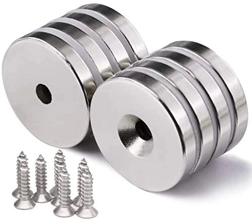N35 25x10/5.5x5 Mm Neodyum Mıknatıs 5 Adet, Yuvarlak, Nikel Kaplamalı Kaliteli Ve Dayanıklı Ürün - 3