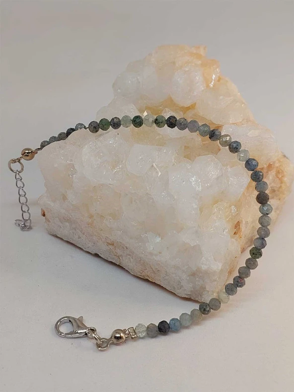 Su Safiri (İyolit) Taşı 3.5mm Bileklik (45400) ürün görseli