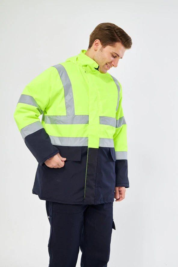 Parka Yeşil Lacivert - Resim 3