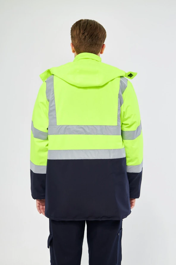 Parka Yeşil Lacivert - Resim 4