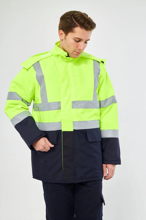 Parka Yeşil Lacivert - Resim 5