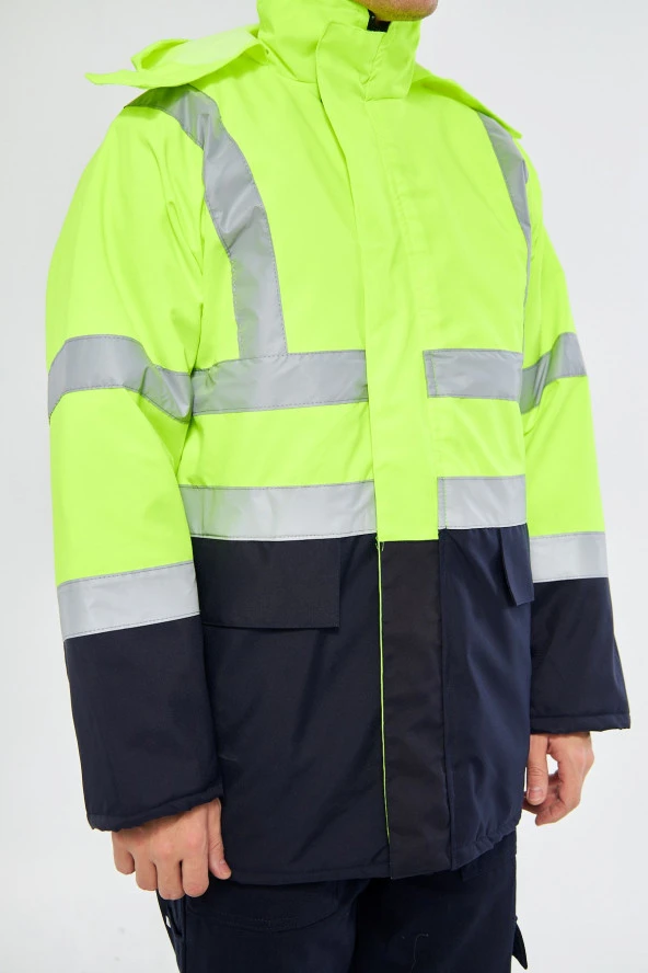 Parka Yeşil Lacivert - Resim 8