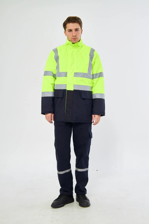 Parka Yeşil Lacivert - Resim 9