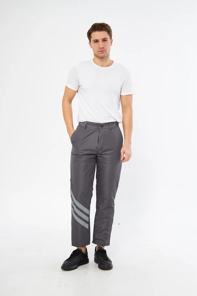 Orange Safety Oxford İçi Kapitoneli Gri Soğuk Hava Pantolonu ürün görseli