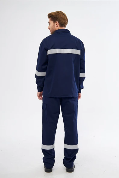 ProWeld 100RF-102RF  Reflektörlü Isı Alev ve Kaynak Sıçramalarına Karşı Koruyucu Yanmaz Takım - Resim 5