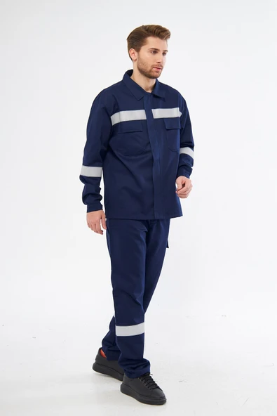 ProWeld 100RF-102RF  Reflektörlü Isı Alev ve Kaynak Sıçramalarına Karşı Koruyucu Yanmaz Takım - Resim 4