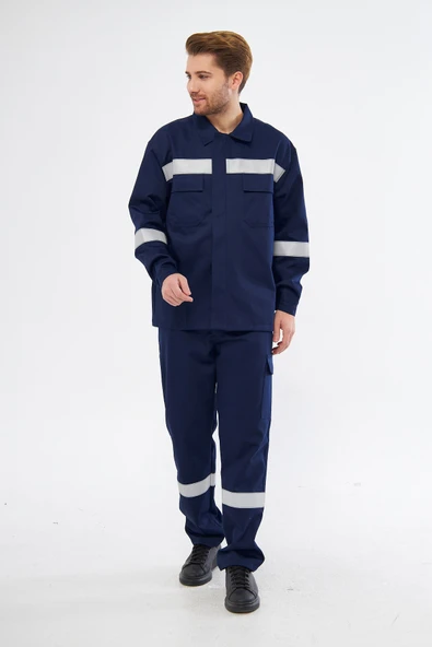 ProWeld 100RF-102RF  Reflektörlü Isı Alev ve Kaynak Sıçramalarına Karşı Koruyucu Yanmaz Takım - Resim 2